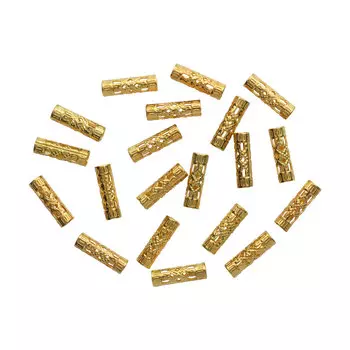 Декоративный элемент трубочка, 4*13мм, упак./20 шт., Astra&amp;Craft (золото)