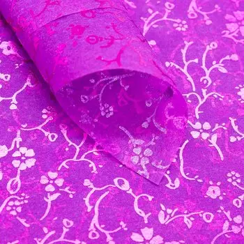 GN53-30 Декоративная текстильная упаковка с глиттером для цветов, подарков (A4, 25 гр, 10 шт) (113-5)