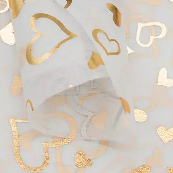 GN52-30 Декоративная текстильная упаковка для цветов, подарков (A4, 25 гр, 10 шт) (73-3)