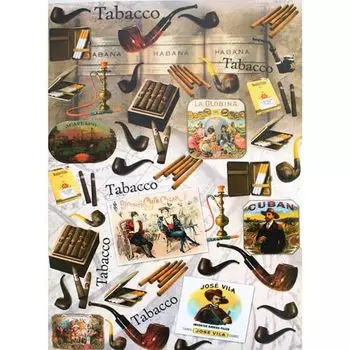 Декупажная карта А3, 80 гр./м2, 30х42 см, Freedecor (297 табак)