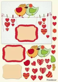 Декупажная карта А4 3D, 160гр./м2, 21х29 см, Freedecor (4053)