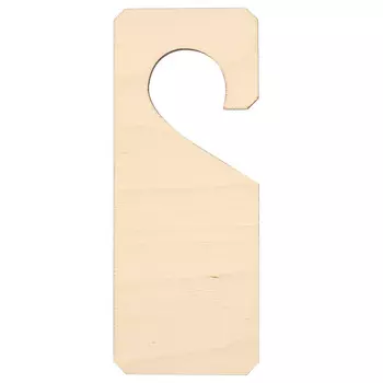 Деревянная заготовка Бирочка на дверь 15см