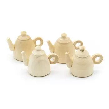 Деревянная заготовка Чайник мини, 3*4*2,6см