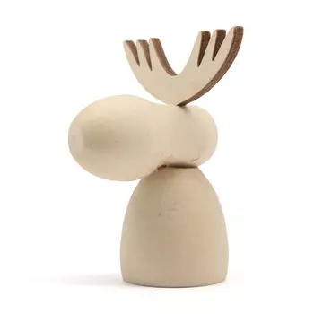 Деревянная заготовка фигурка 'Лось', 6 см