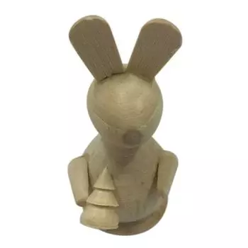 Деревянная заготовка фигурка 'Заяц 2', 7 см