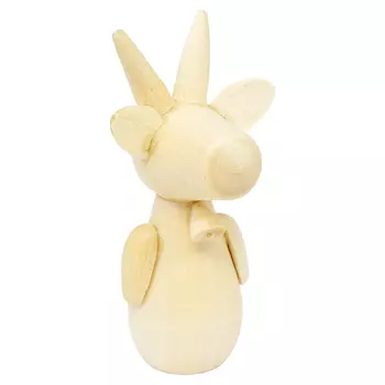 Деревянная заготовка Фигурка животных Коза с колокольчиком