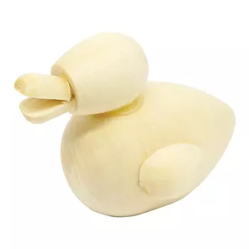 Деревянная заготовка Фигурка животных Утка, h3,2*4,8*3,3см