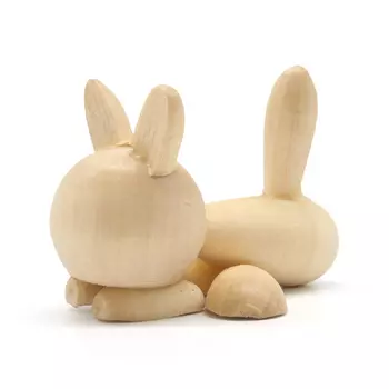 Деревянная заготовка Фигурки животных Кот, h5*3,7*2,4см