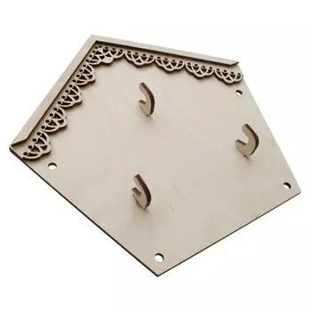 Деревянная заготовка Ключница 'Домик' 19*18 см (L-401) Астра