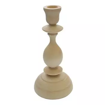 Деревянная заготовка 'Подсвечник', 21 см