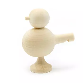 Деревянная заготовка 'Птичка-свистулька', 8*7 см