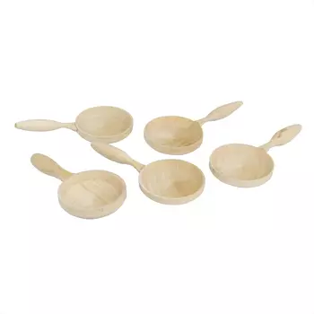 Деревянная заготовка Сковорода большая, 9,1*4,4*1см