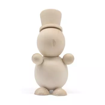 Деревянная заготовка Снеговик, 9,5 *5,5 см