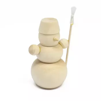 Деревянная заготовка Снеговик малый, 7*4 см