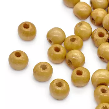 Деревянные бусины круглые, 10 мм, упак./50 гр., Astra&amp;Craft (нат/дерево)