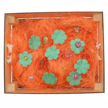 Деревянный ящик для оформления подарка с наполнением №6, 25*30 см