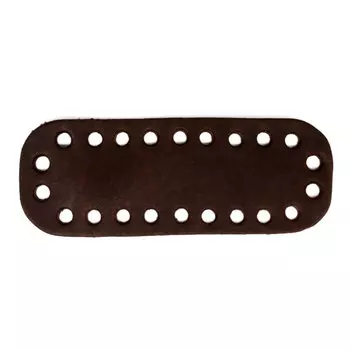 Дно для сумки мини, 4см*11см, 100% кожа, Hobby&amp;Pro (шоколад)