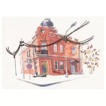 DT-M015 Набор для вышивания РТО 'Рисуем нитками' 21х15 см