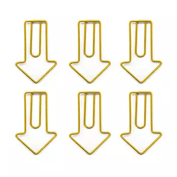 DV-12150 Скрепки металлические 'Стрелка' 6шт/уп