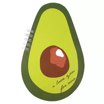 DV-12974 Блокнот на спирали 11,5*18см Авокадо, 50л.