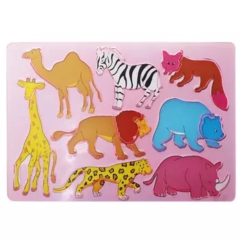 DV-2631 Трафарет с фигурами пластиковый (животные)