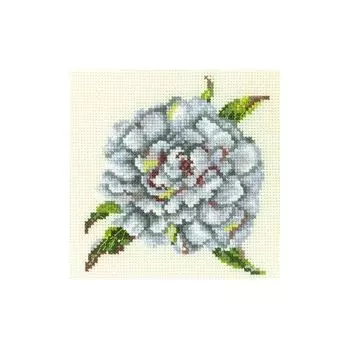 EH331 Набор д/вышивания мулине 'Пион белый'