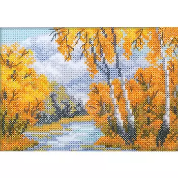 EH342 Набор для вышивания RTO 'Рыжая осень', 11х7,5 см