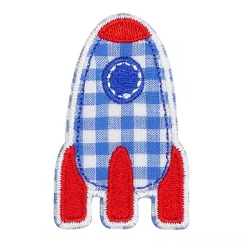 EMB-17006 Термоаппликация 'Ракета' 4*6cm Hobby&amp;Pro