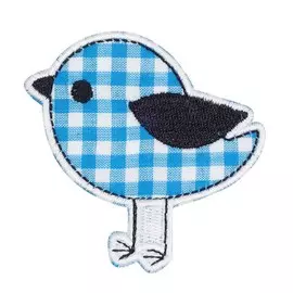 EMB-17012 Термоаппликация 'Птичка синяя' 6,5*6cm Hobby&amp;Pro