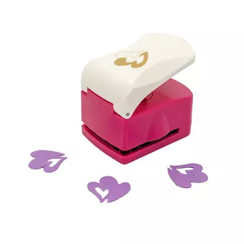 EO-32u Дырокол фигурный с эмбоссированием 3,2 см, Astra&amp;Craft (006 два сердца)