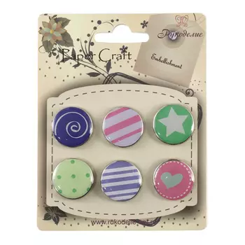 EP1003 Набор декоративных брадсов 6шт. (Рукоделие)