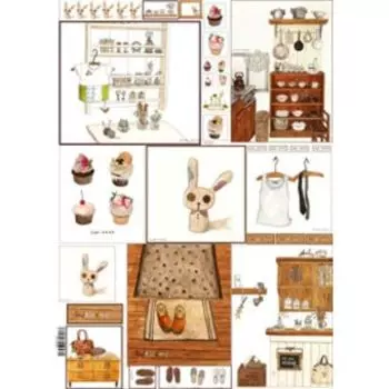 EV-Д Декупажная карта 29,5х42см (020)