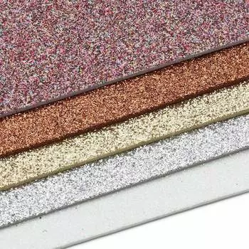 EVA-1012 Фоамиран с глиттером, ассорти, 20*30 см, 2 мм, упак./5 шт., Astra&amp;Craft (2)