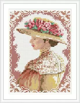 EZ004 Мозаика на деревянной основе 'Элегантность', 30*40 см