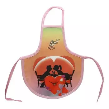 Ф10 Фартук на бутылку шампанского сувенирный Alisena (С Днем Святого Валентина)