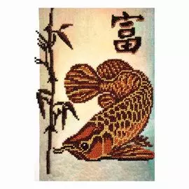 Ф-100 Набор для вышивания бисером Созвездие 'Богатство' 18*24см