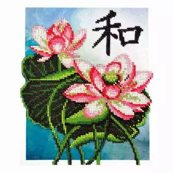 Ф-105 Набор для вышивания бисером Созвездие 'Гармония и совершенство. Защита от измены' 21*22см