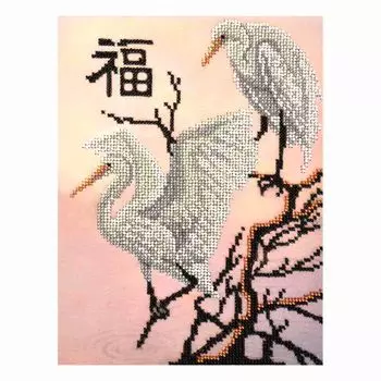 Ф-112 Набор для вышивания бисером Созвездие 'Семейное счастье' 18*24см