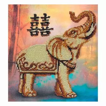 Ф-118 Набор для вышивания бисером Созвездие 'Двойная удача' 21*22см