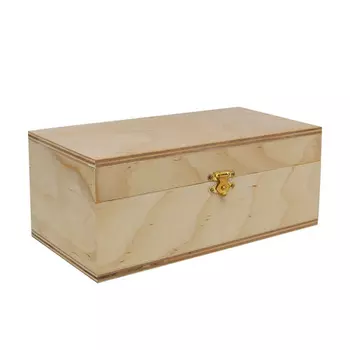 F-41 Деревянная заготовка из фанеры Шкатулка 20*10*7,7см Астра