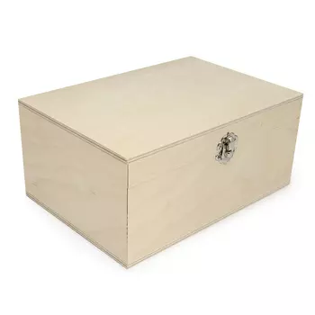 F-53 Деревянная заготовка из фанеры Шкатулка 23,5*16,5*10,5см Астра