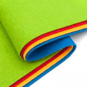 Фетр мягкий листовой ассорти 20х30см, 1,4мм, 180гр. (4шт.) АСТРА (9)