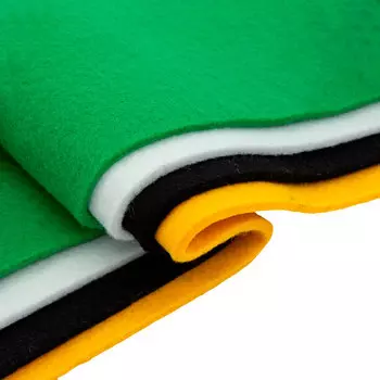 Фетр мягкий листовой ассорти 20х30см, 3мм, 450гр. (4шт.) Астра (3)