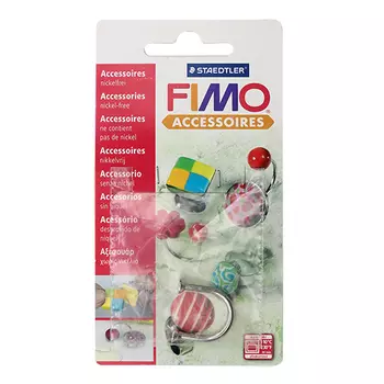 FIMO Аксессуар для украшений, кольцо в U-форме, 1 шт. арт.8625-02