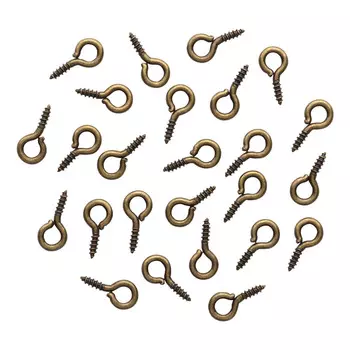 FIN2150 Штифты винтовые, 8*4mm, 50шт/упак, Астра (латунь)