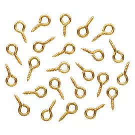 FIN2150 Штифты винтовые, 8*4mm, 50шт/упак, Астра (золото)