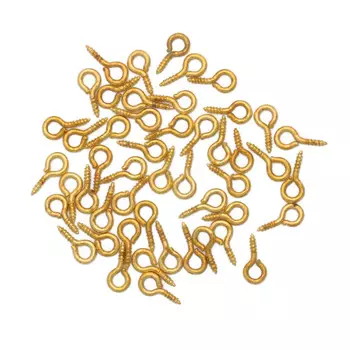 FIN2151 Штифты винтовые, 8*3,5mm, 50шт/упак, Астра (золото)