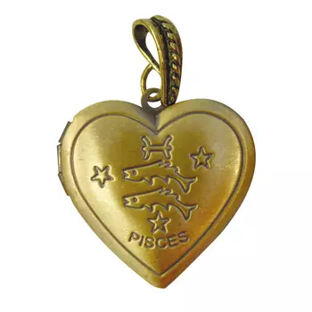 FIN2856 Подвеска декоративная 'Знаки Зодиака', 27*29*7 мм, Astra&amp;Craft (Рыбы)
