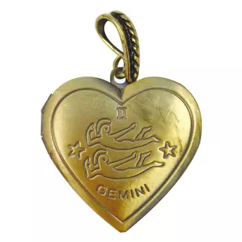 FIN2856 Подвеска декоративная 'Знаки Зодиака', 27*29*7 мм, Astra&amp;Craft (Близнецы)