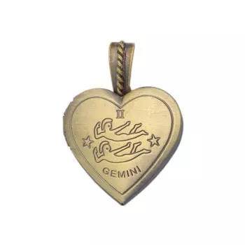 FIN2857 Подвеска декоративная 'Близнецы', 27*29*7мм, 1шт/уп, Astra&amp;Craft